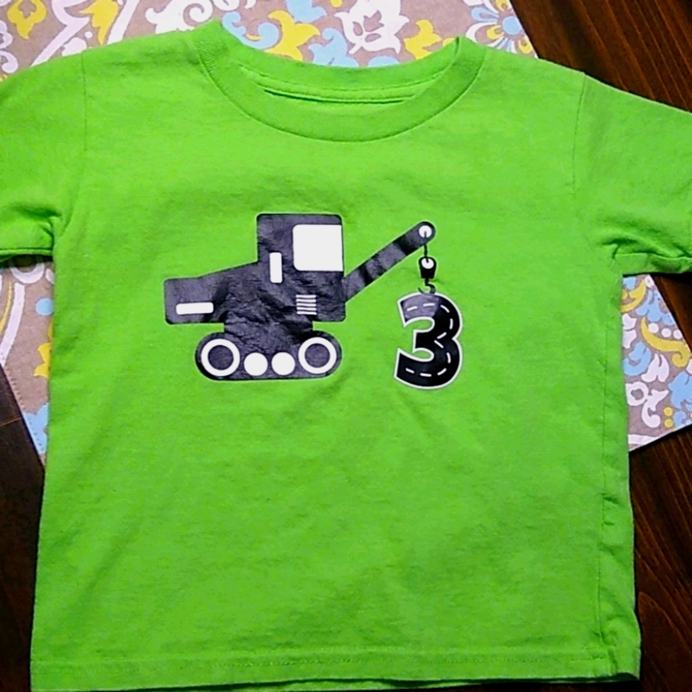 EUC Toddler 3rd Birthday Shirt